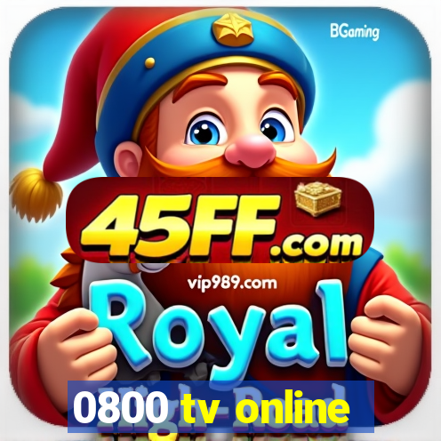 0800 tv online